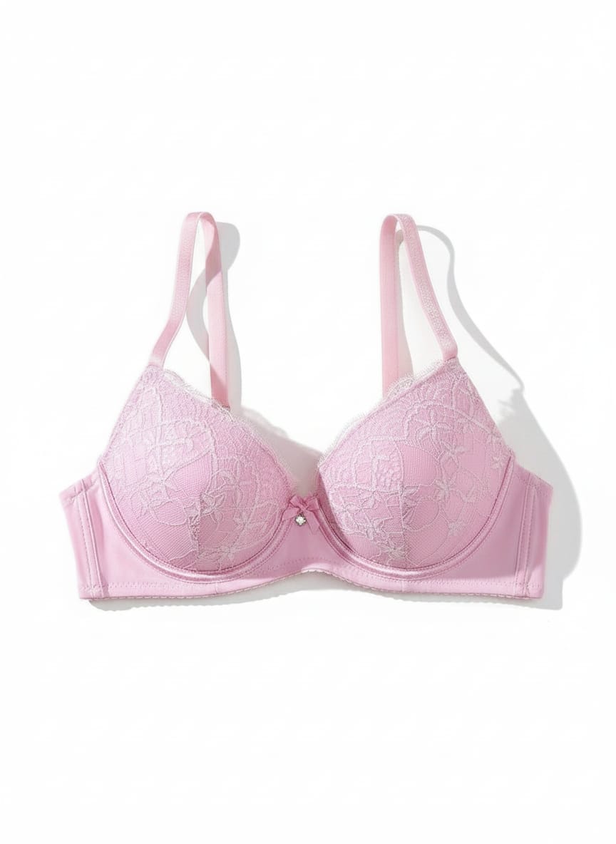 Blushy Lace Push-Up Bra