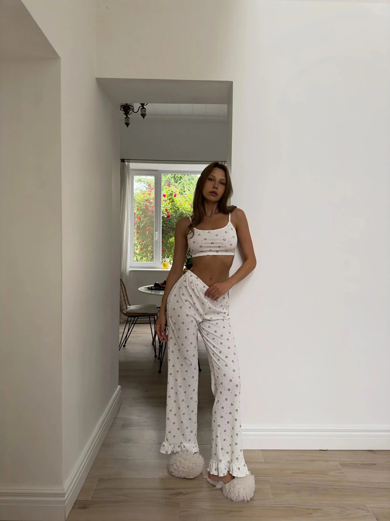 Pink Hearts Three-piece Lounge set