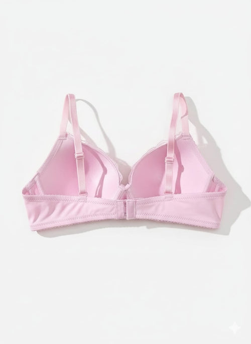 Blushy Lace Push-Up Bra