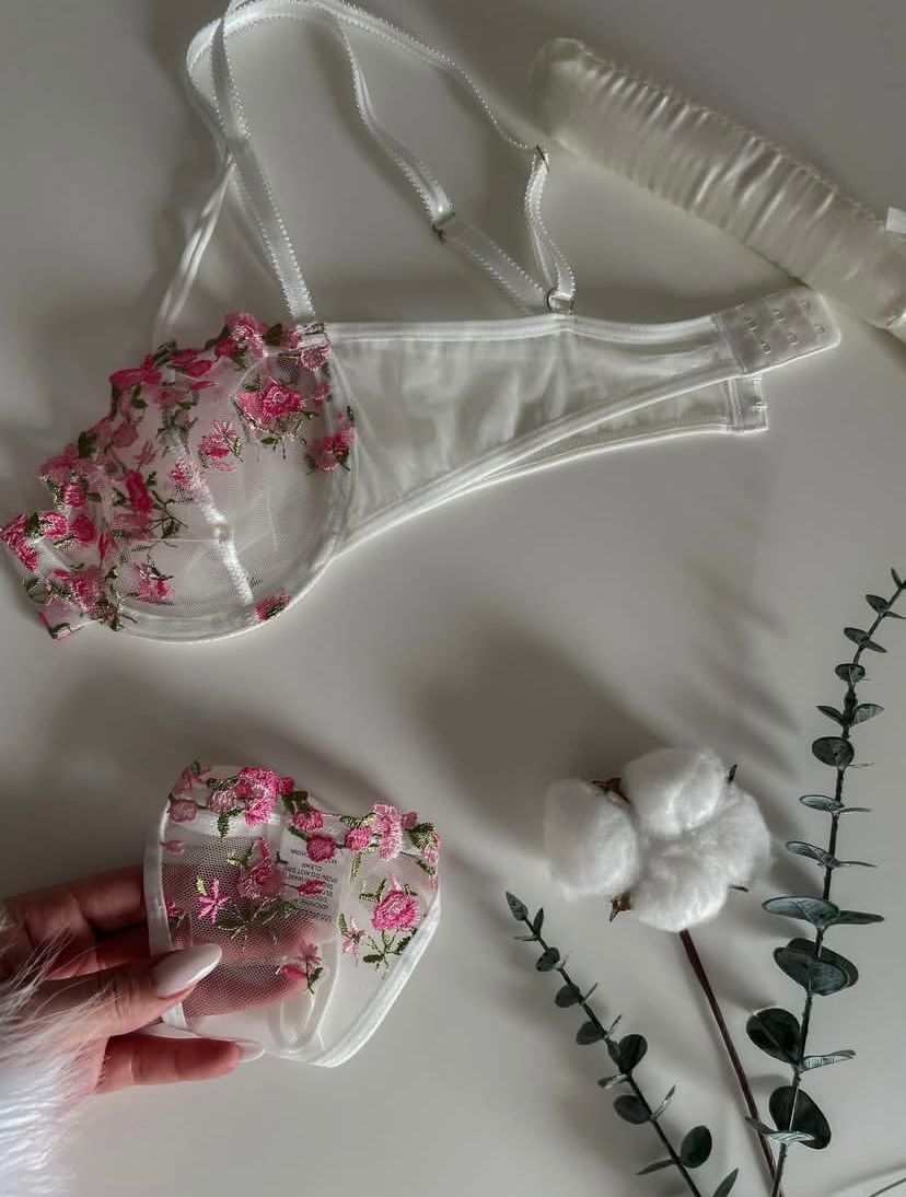 Floral Lingerie Set